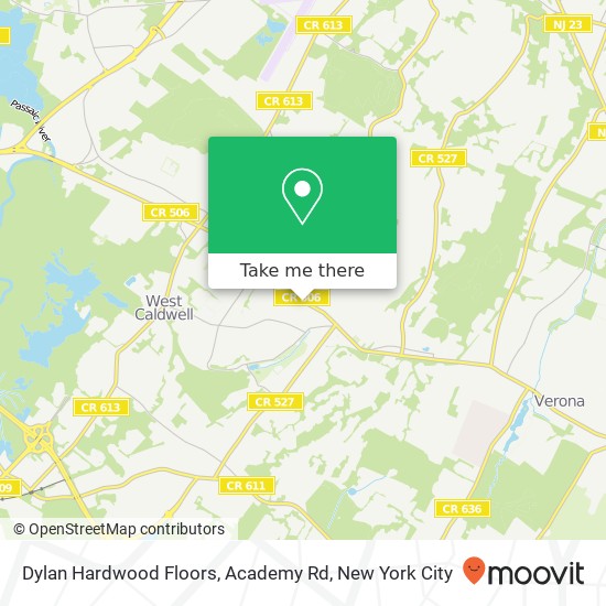 Dylan Hardwood Floors, Academy Rd map