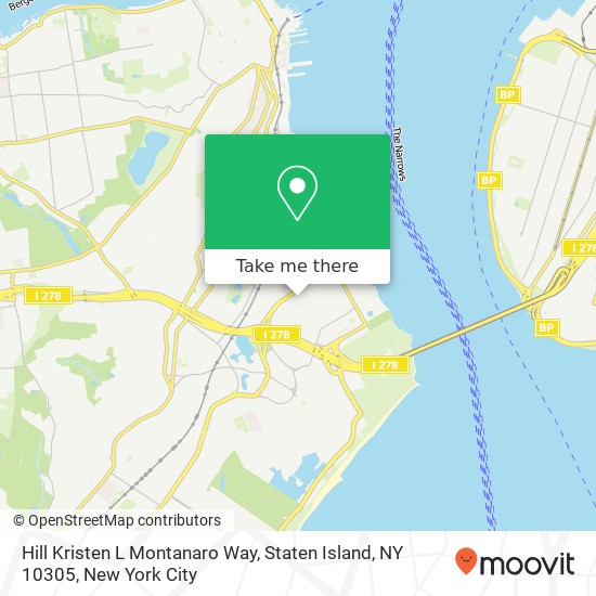 Hill Kristen L Montanaro Way, Staten Island, NY 10305 map
