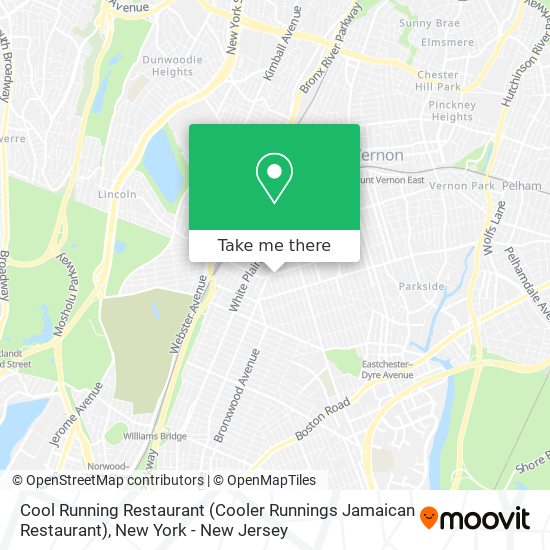 Cool Running Restaurant (Cooler Runnings Jamaican Restaurant) map
