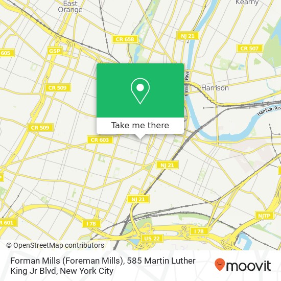 Forman Mills (Foreman Mills), 585 Martin Luther King Jr Blvd map