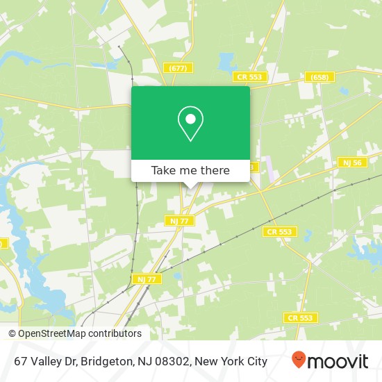 67 Valley Dr, Bridgeton, NJ 08302 map