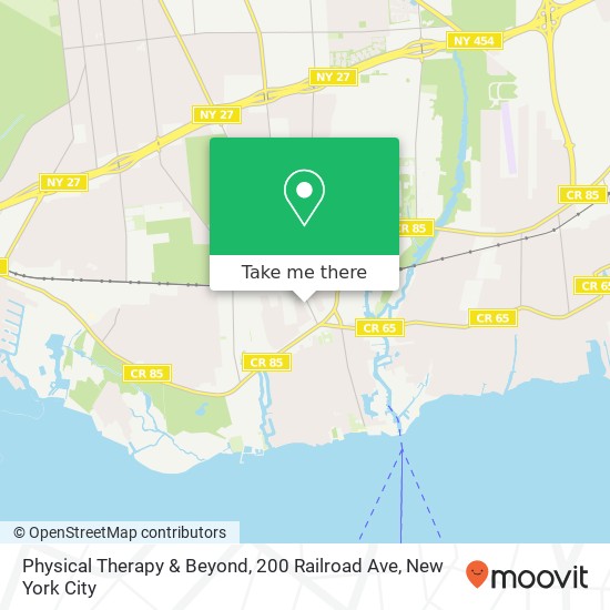 Physical Therapy & Beyond, 200 Railroad Ave map