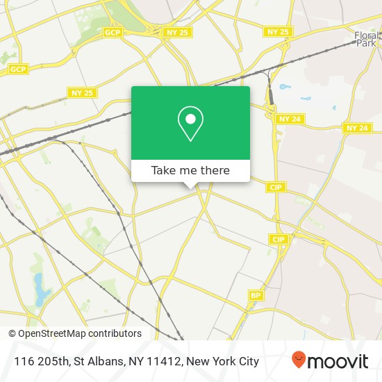 116 205th, St Albans, NY 11412 map
