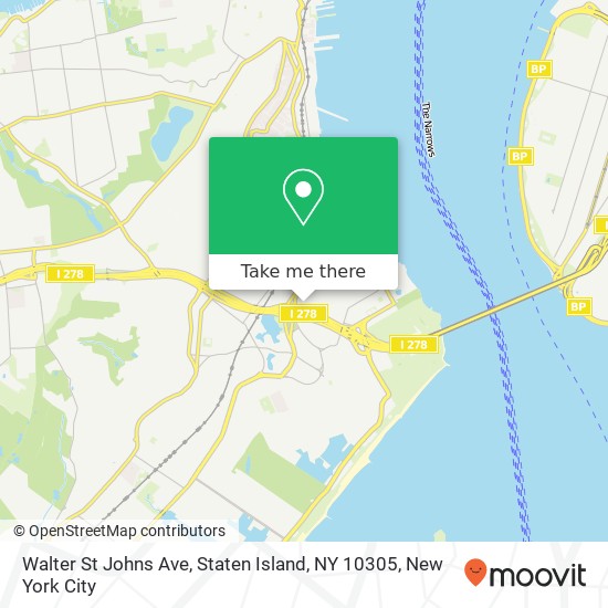 Walter St Johns Ave, Staten Island, NY 10305 map