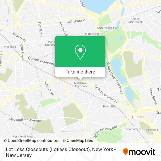 Lot Less Closeouts (Lotless Closeout) map