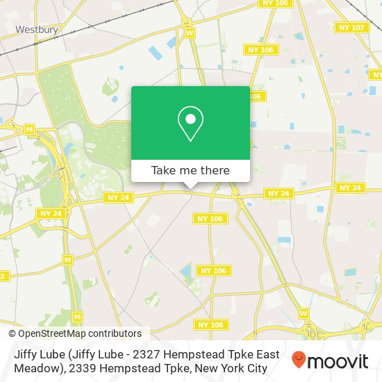 Mapa de Jiffy Lube (Jiffy Lube - 2327 Hempstead Tpke East Meadow), 2339 Hempstead Tpke