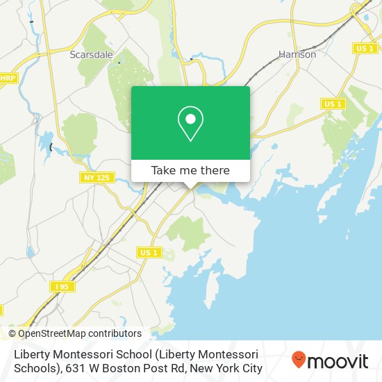 Liberty Montessori School (Liberty Montessori Schools), 631 W Boston Post Rd map