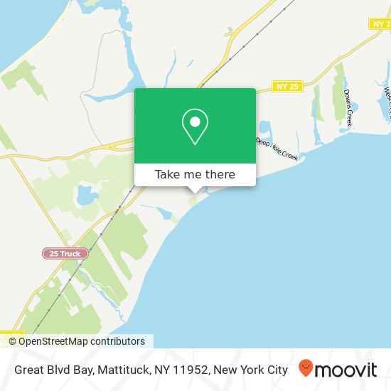 Mapa de Great Blvd Bay, Mattituck, NY 11952