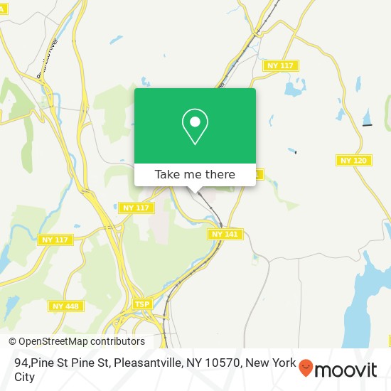 Mapa de 94,Pine St Pine St, Pleasantville, NY 10570