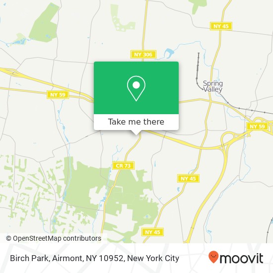 Mapa de Birch Park, Airmont, NY 10952