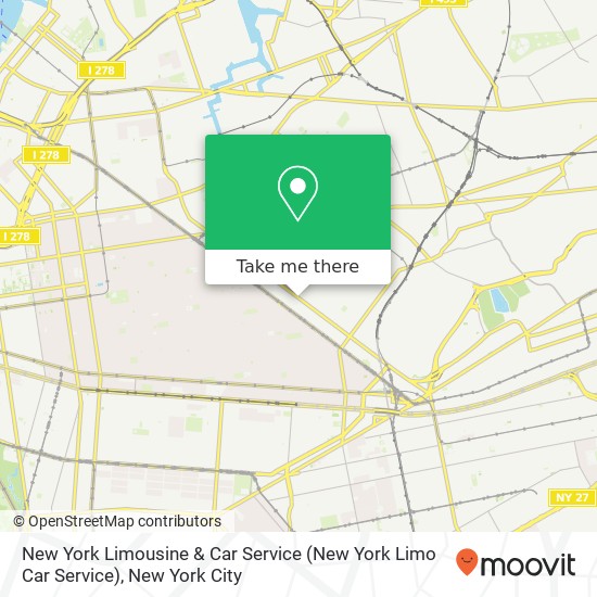 Mapa de New York Limousine & Car Service