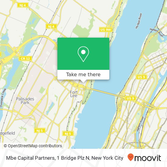 Mapa de Mbe Capital Partners, 1 Bridge Plz N