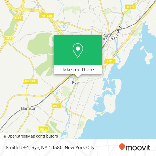 Mapa de Smith US-1, Rye, NY 10580