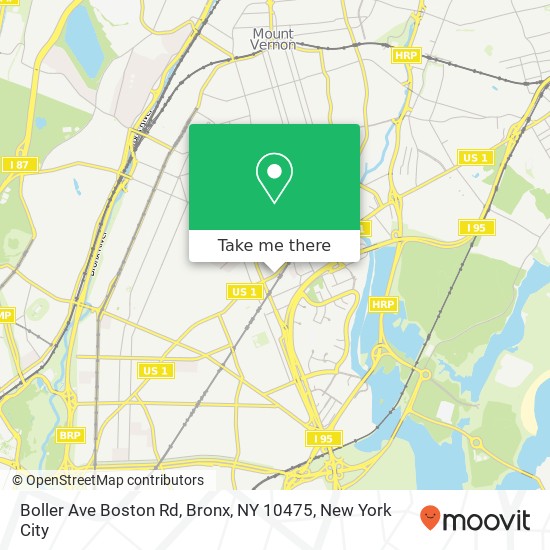 Boller Ave Boston Rd, Bronx, NY 10475 map