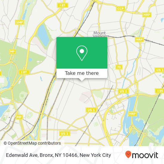 Edenwald Ave, Bronx, NY 10466 map