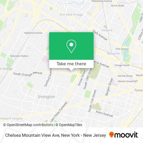 Mapa de Chelsea Mountain View Ave