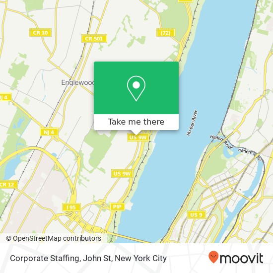 Corporate Staffing, John St map