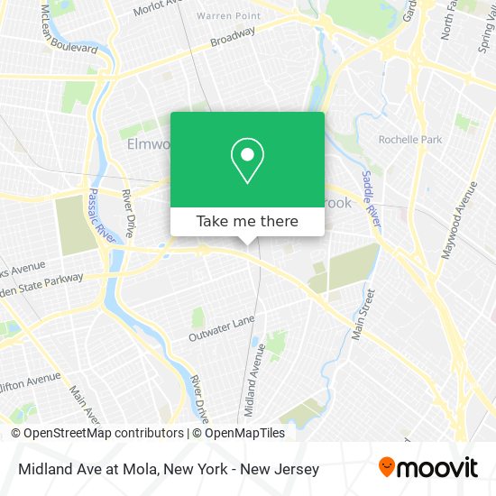 Midland Ave at Mola map