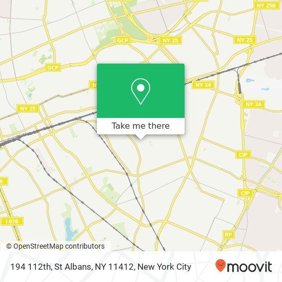Mapa de 194 112th, St Albans, NY 11412