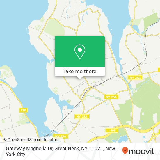 Mapa de Gateway Magnolia Dr, Great Neck, NY 11021