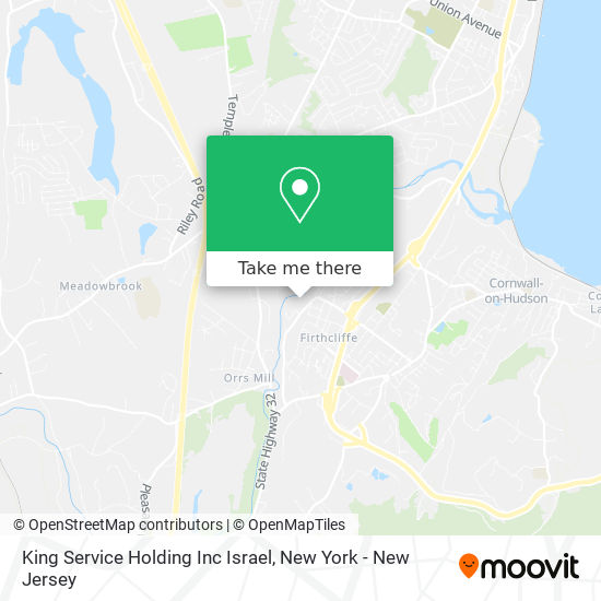 King Service Holding Inc Israel, 2 Mill St map