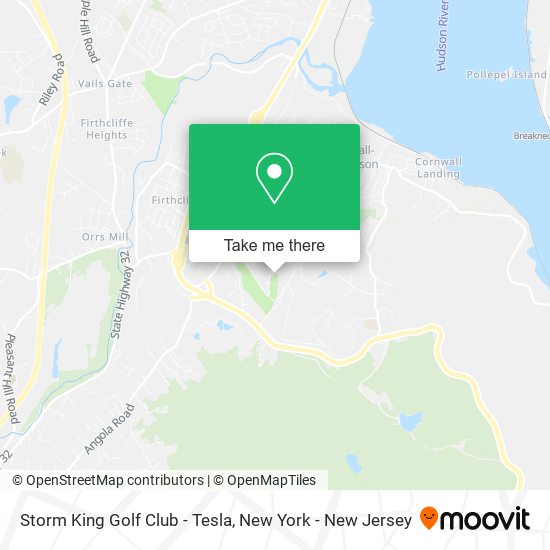 Mapa de Storm King Golf Club - Tesla