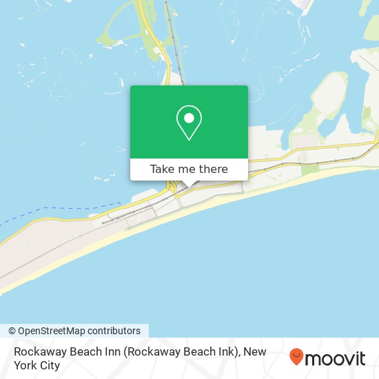 Mapa de Rockaway Beach Inn (Rockaway Beach Ink)