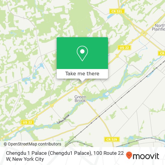 Mapa de Chengdu 1 Palace (Chengdu1 Palace), 100 Route 22 W