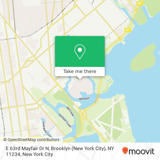 E 63rd Mayfair Dr N, Brooklyn (New York City), NY 11234 map