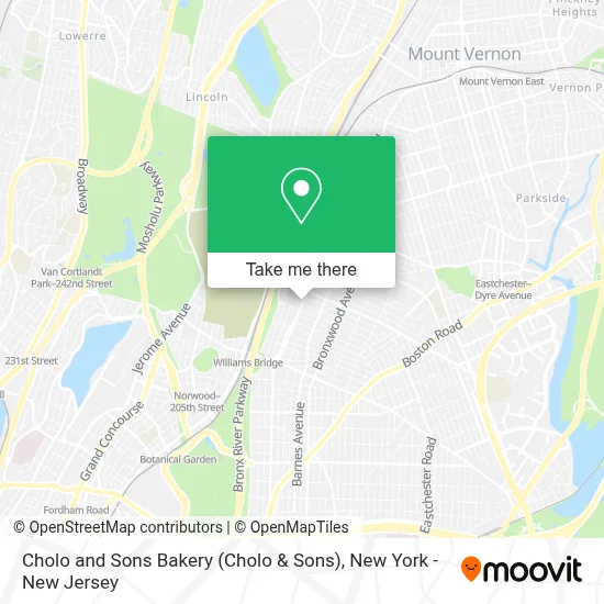 Cholo and Sons Bakery (Cholo & Sons) map