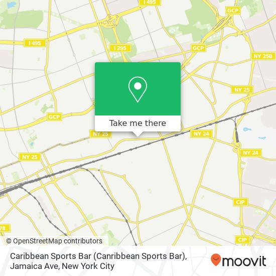 Mapa de Caribbean Sports Bar (Canribbean Sports Bar), Jamaica Ave