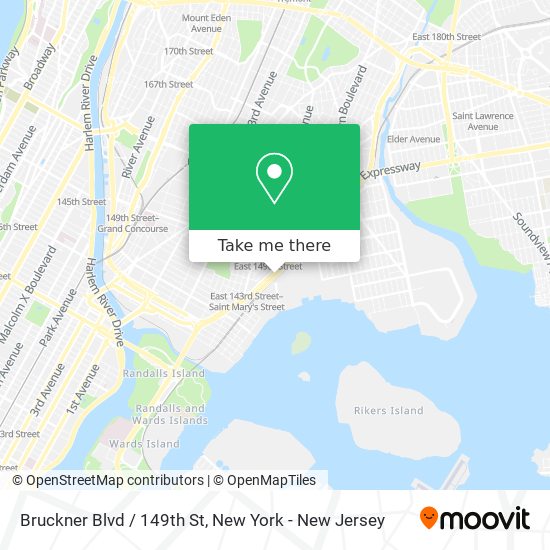 Mapa de Bruckner Blvd / 149th St