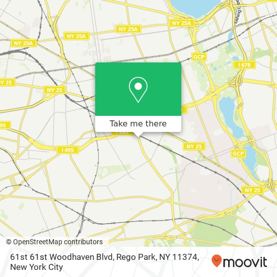 61st 61st Woodhaven Blvd, Rego Park, NY 11374 map