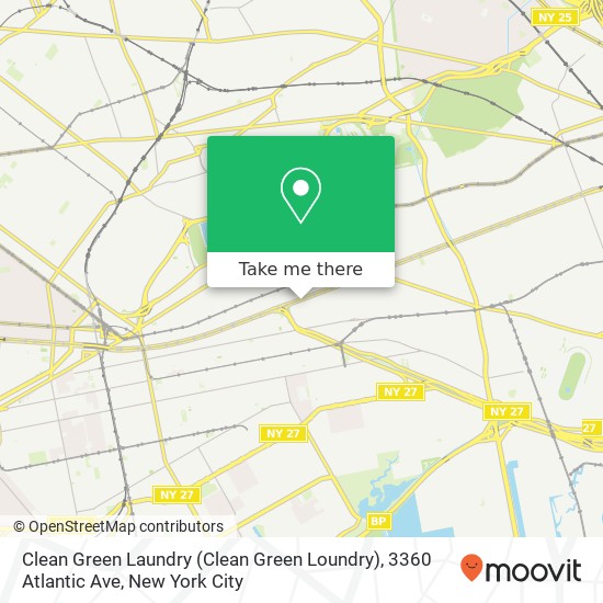 Clean Green Laundry (Clean Green Loundry), 3360 Atlantic Ave map