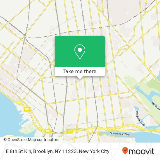 E 8th St Kin, Brooklyn, NY 11223 map