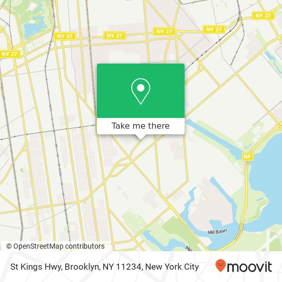 St Kings Hwy, Brooklyn, NY 11234 map