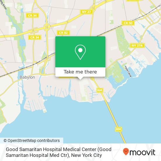 Mapa de Good Samaritan Hospital Medical Center (Good Samaritan Hospital Med Ctr)