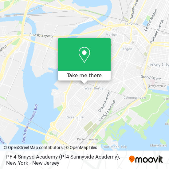 PF 4 Snnysd Academy (Pf4 Sunnyside Academy) map