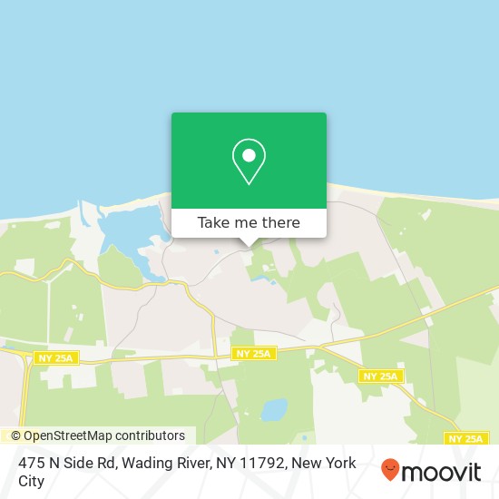 475 N Side Rd, Wading River, NY 11792 map