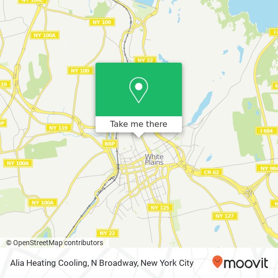 Mapa de Alia Heating Cooling, N Broadway