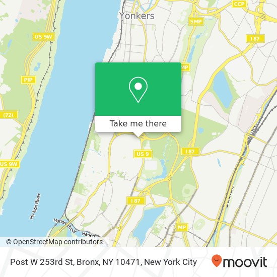 Post W 253rd St, Bronx, NY 10471 map