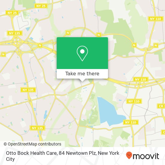 Mapa de Otto Bock Health Care, 84 Newtown Plz