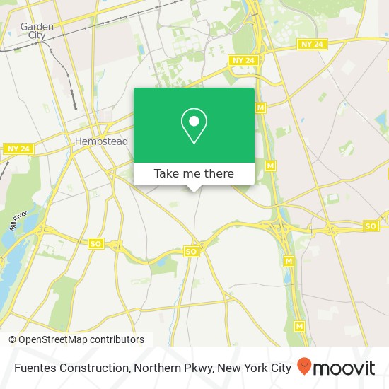 Mapa de Fuentes Construction, Northern Pkwy
