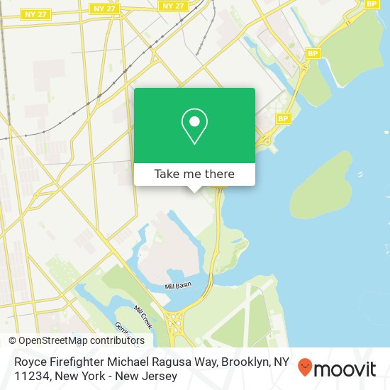 Royce Firefighter Michael Ragusa Way, Brooklyn, NY 11234 map