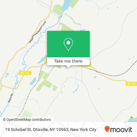 Mapa de 19 Schobel St, Otisville, NY 10963