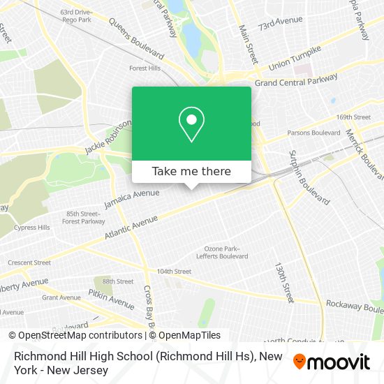 Richmond Hill High School (Richmond Hill Hs) map