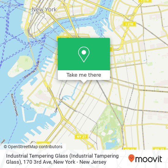Industrial Tempering Glass (Industrial Tampering Glass), 170 3rd Ave map
