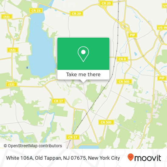 Mapa de White 106A, Old Tappan, NJ 07675