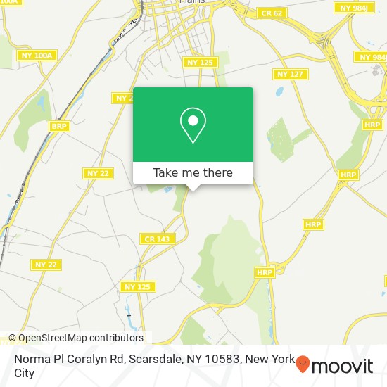 Norma Pl Coralyn Rd, Scarsdale, NY 10583 map