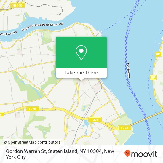 Gordon Warren St, Staten Island, NY 10304 map